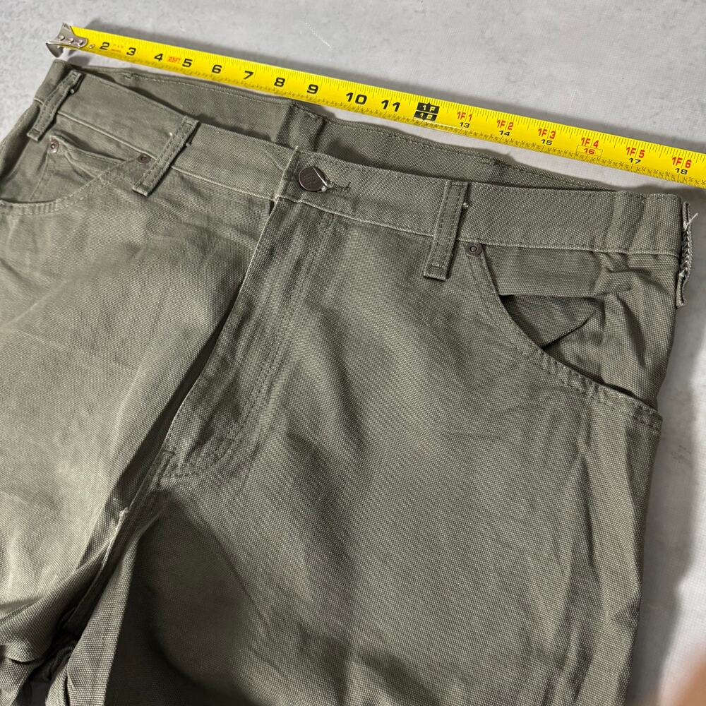 Dickies Carpenter Pants Straight Olive - Size: 36x32 - Picture 5 of 9